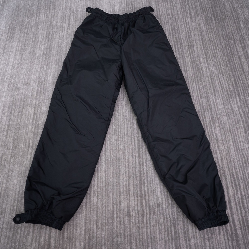 Columbia Snow Pants Mens M Black Excellent Insulated Nylon Ski Winter Trousers